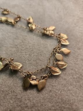 Delicate Gold Leaf Necklace